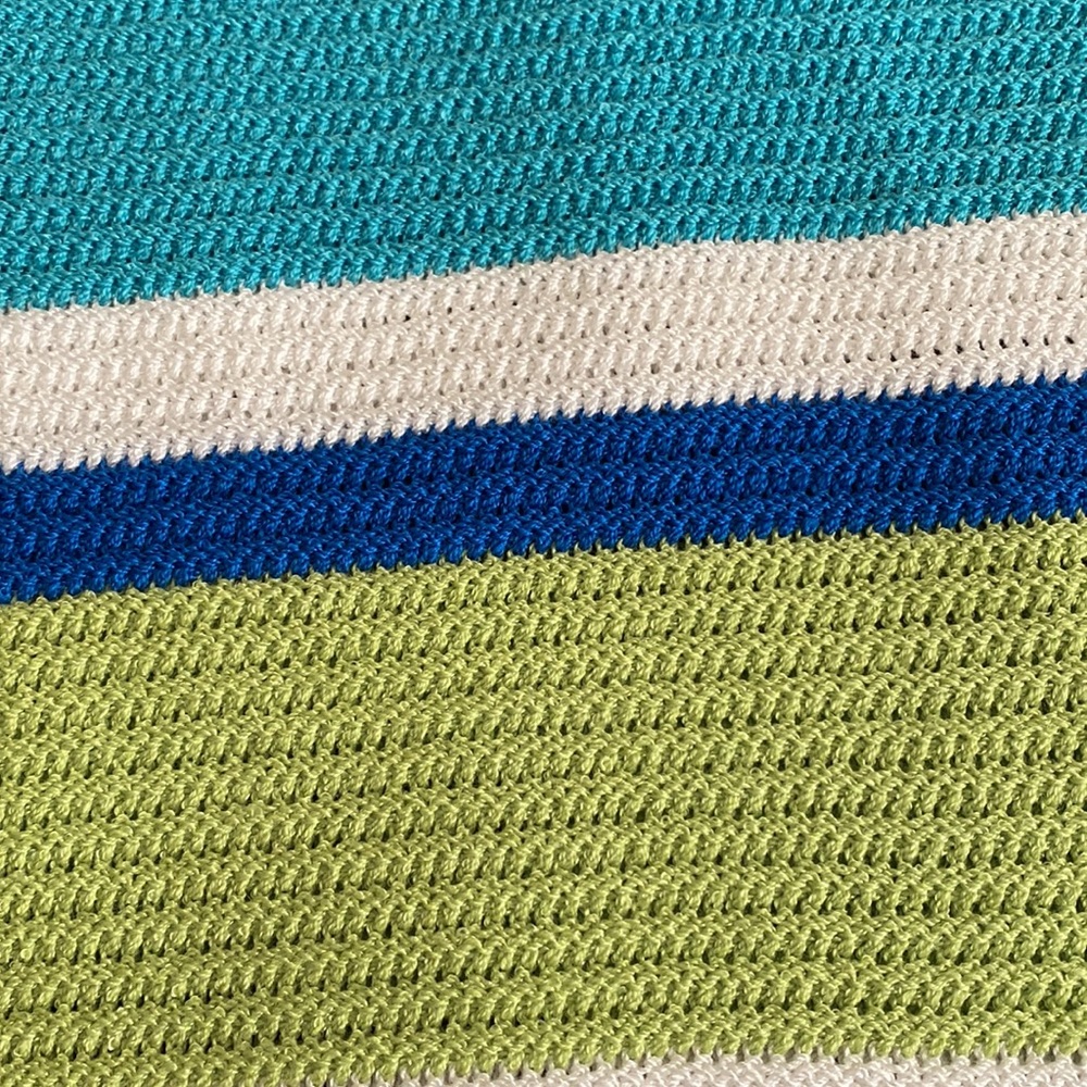 Two pieces set by ST John, multi striped, long sleeves sweater, with a shell. - Picture 4 of 11